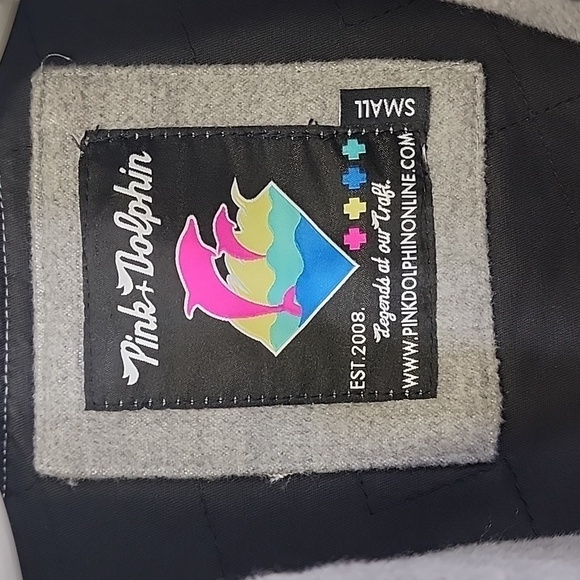 PINK DOLPHIN 🐬 Bomber Jacket size S - Picture 4 of 5